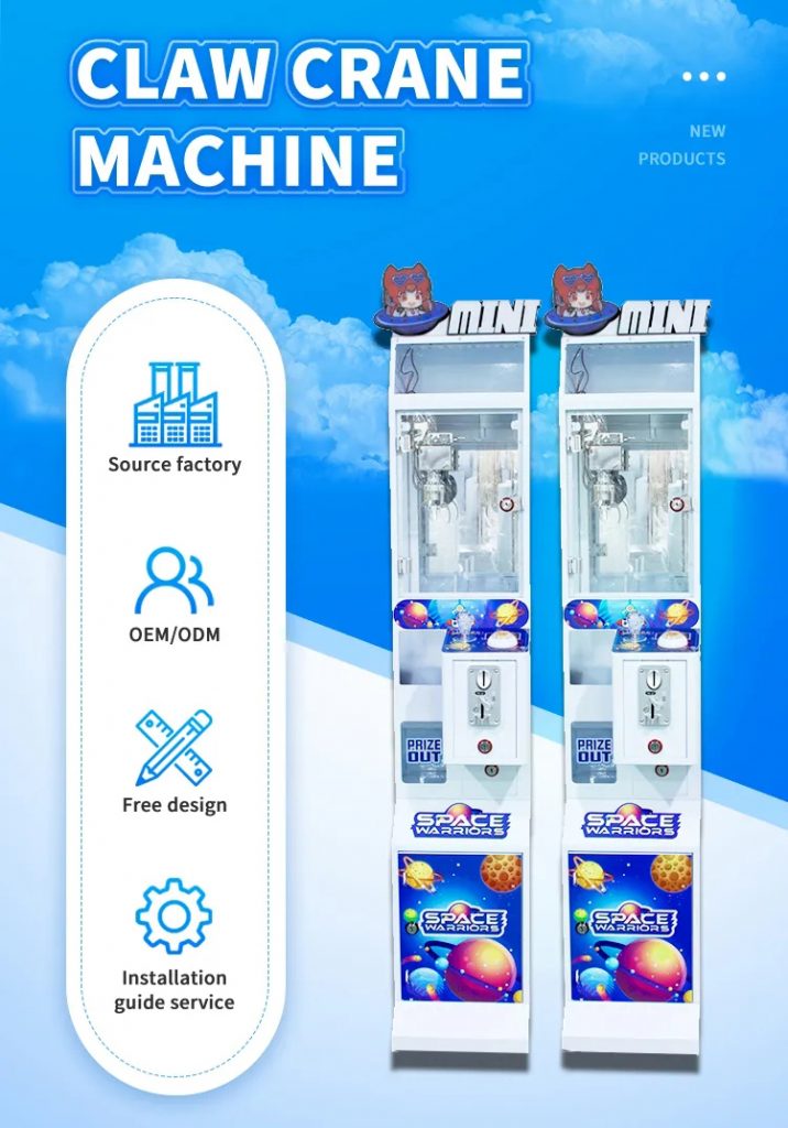 Mini Space Warriors Claw Machine