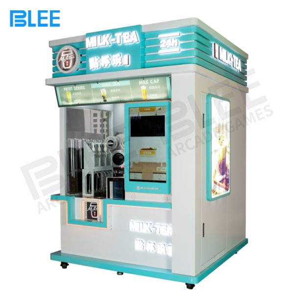 robot vending machine milk tea