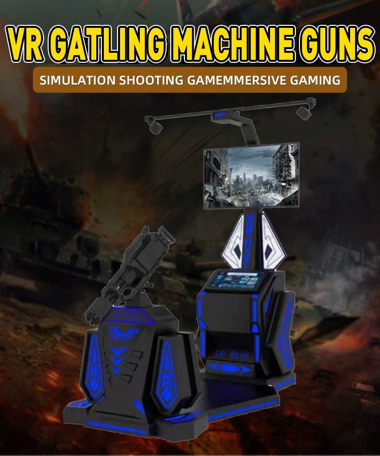 Vr Gatling Gun Shooting Game Machine