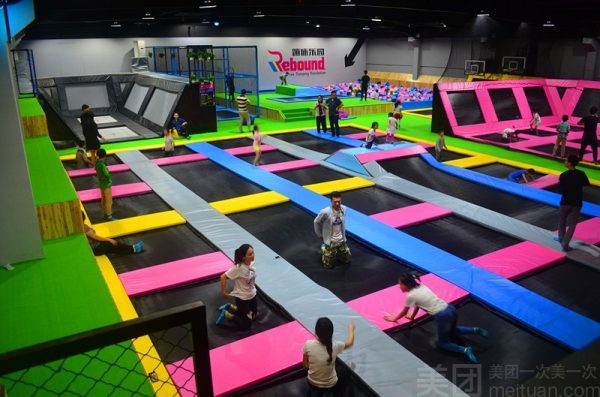 trampoline park equipment