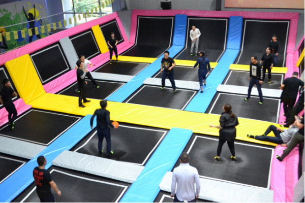 trampoline park equipment