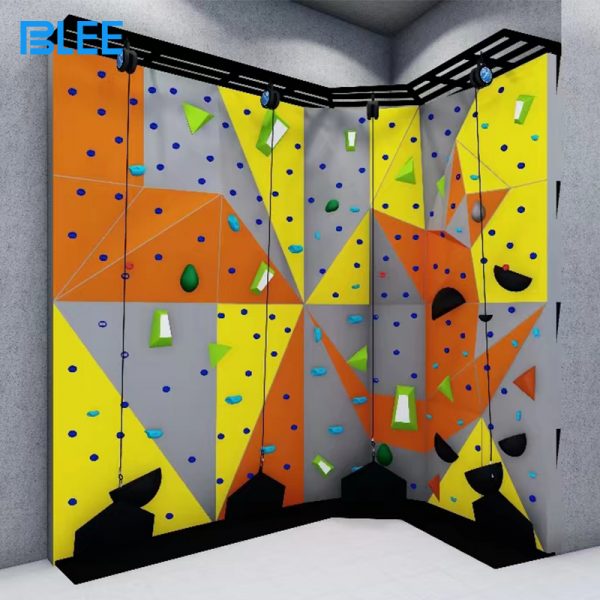 Rock climbing wall