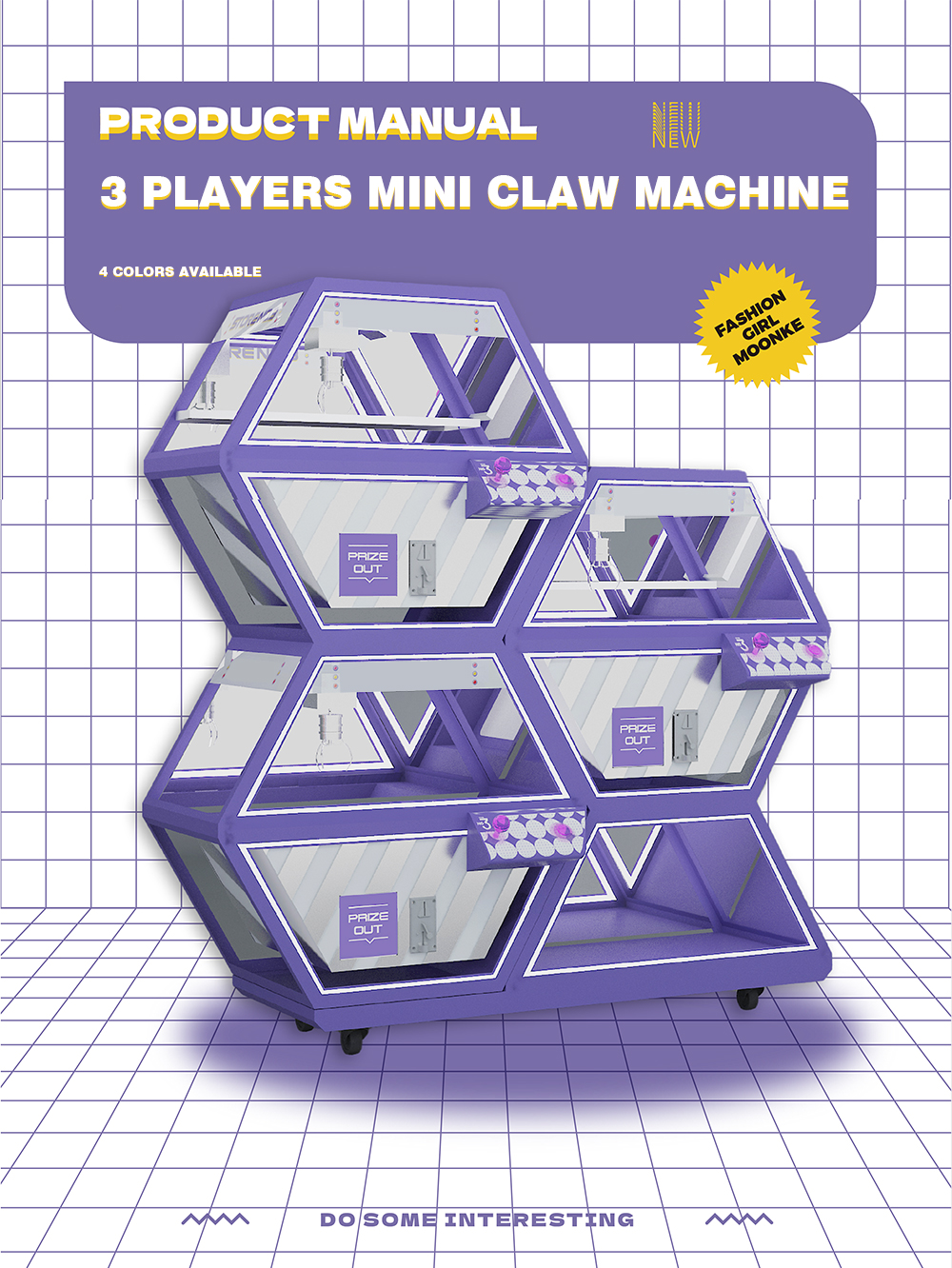 Honeycomb Mini Claw Machine