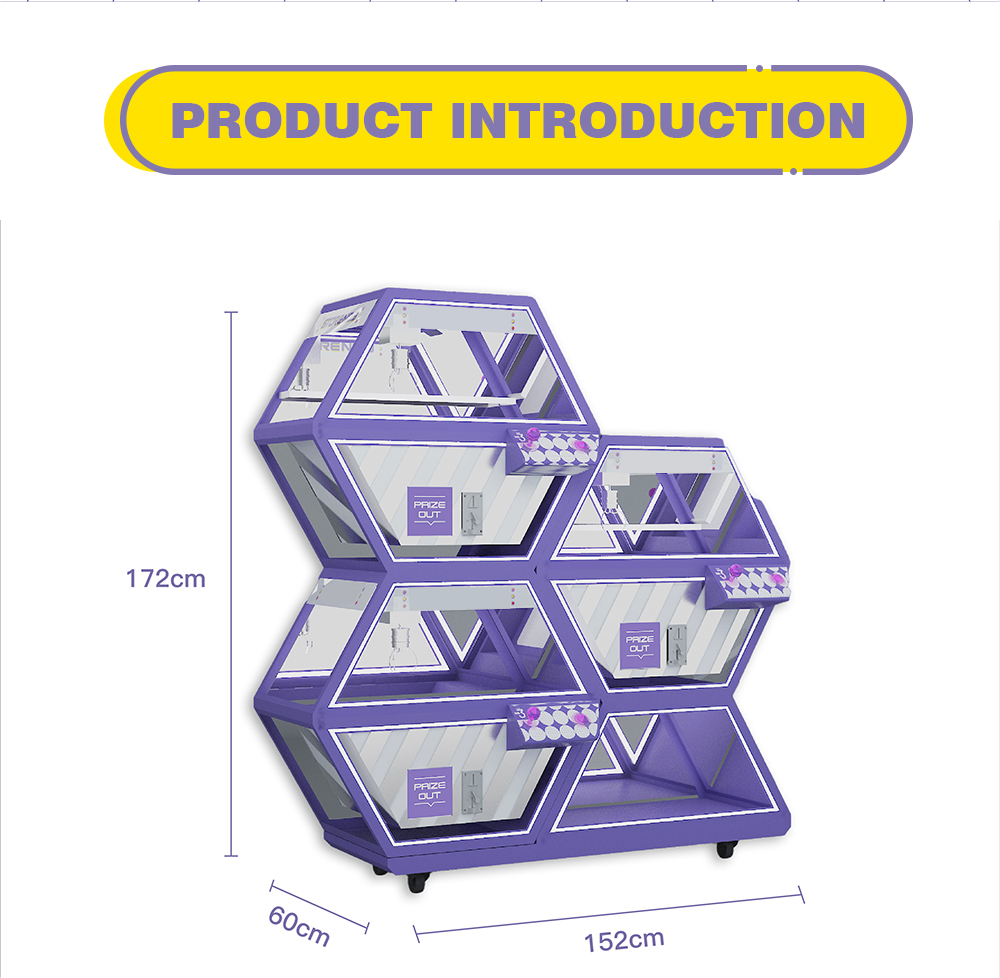 Honeycomb Mini Claw Machine