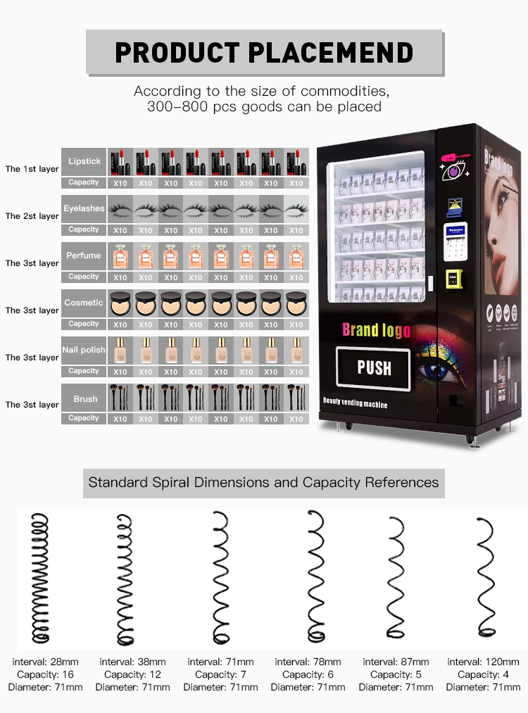 Cosmetic vending machine