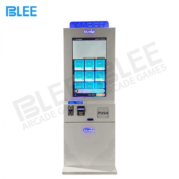 Wall-mounted self-service vending machine