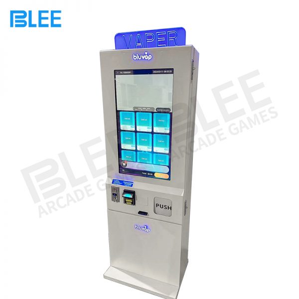 Wall-mounted self-service vending machine