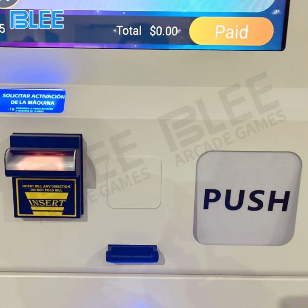 Wall-mounted self-service vending machine