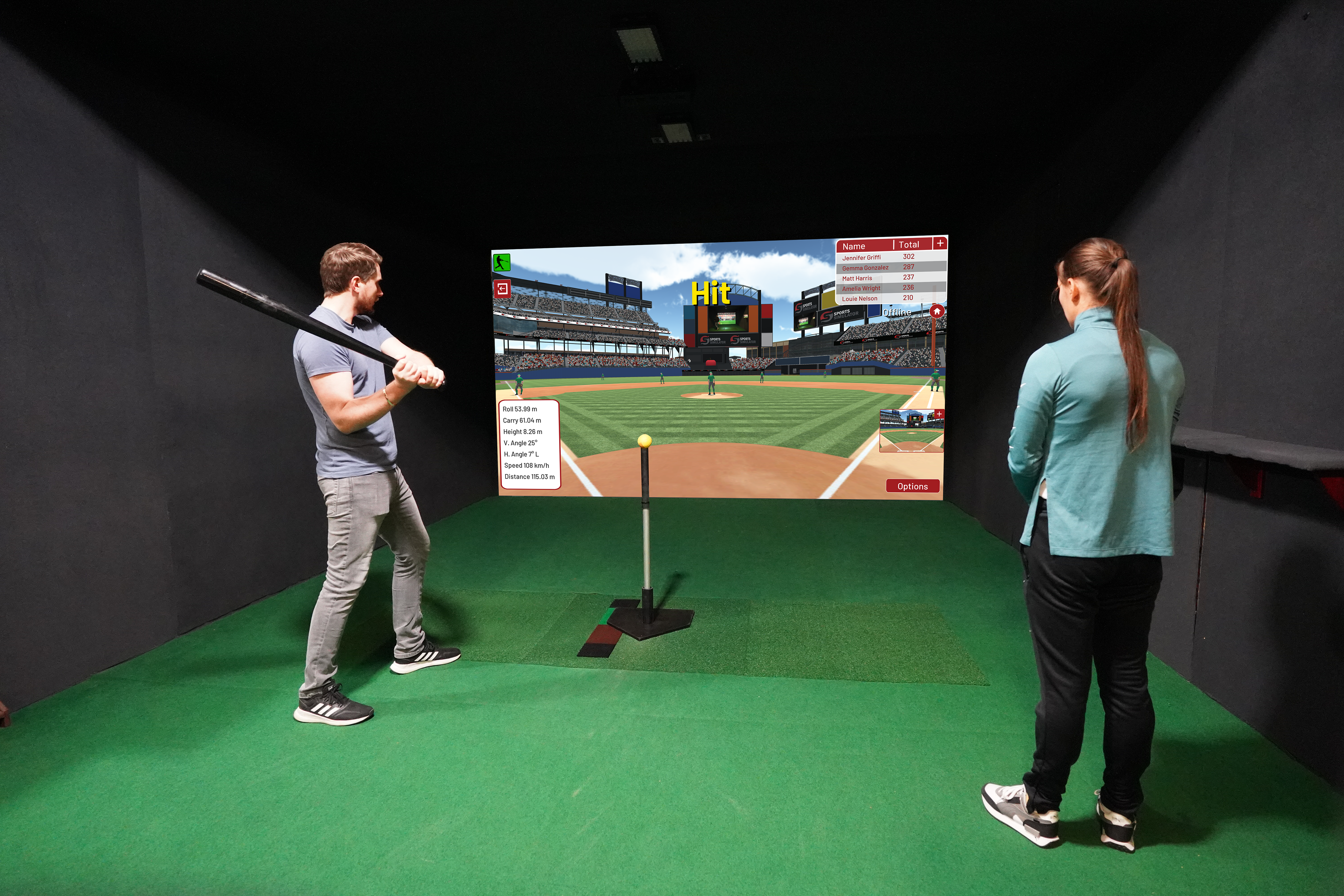 Baseball simulators