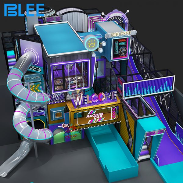 Cyberpunk indoor Playground