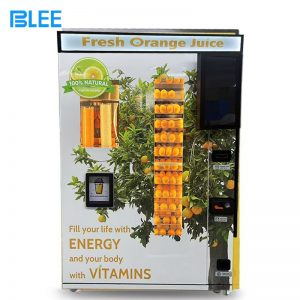 flesh orange juice vending machine
