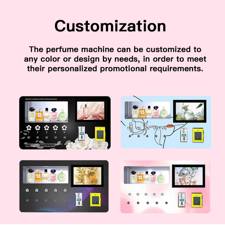 perfume spraying vending machine Customized