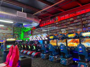 racing game machine for arcade game center