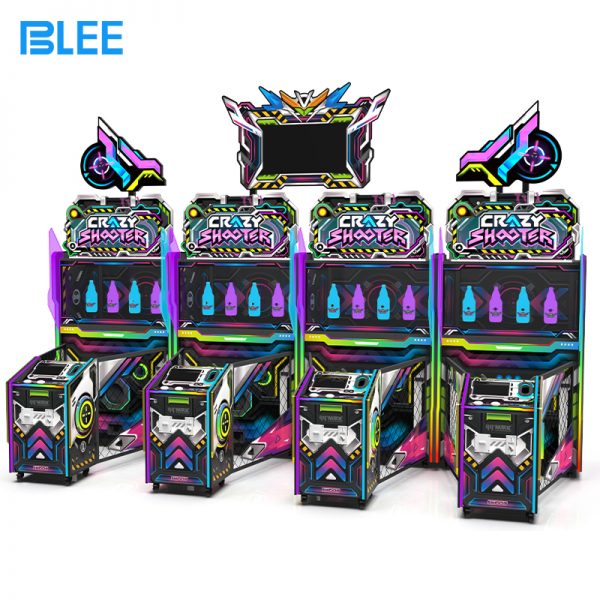 Arcade game arcade using shooting game machine