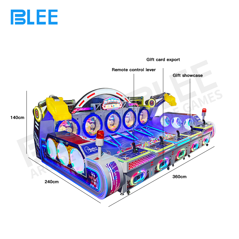 4 players Remote Control Bulldozer Game push ball game 