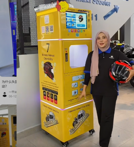 Helmet Cleaning Vending Business