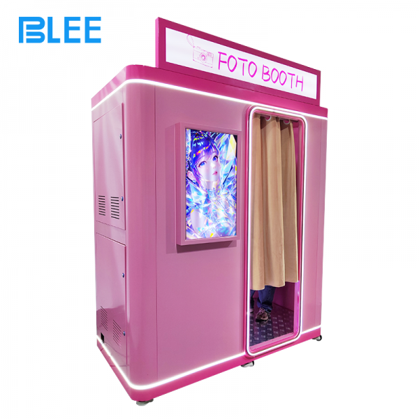 Coin Operated Photo Booth pink