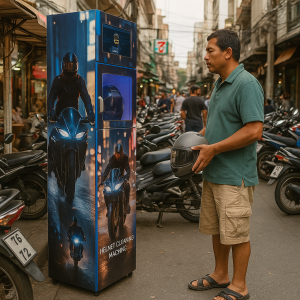 fully automated Helmet Cleaning Vending Machines