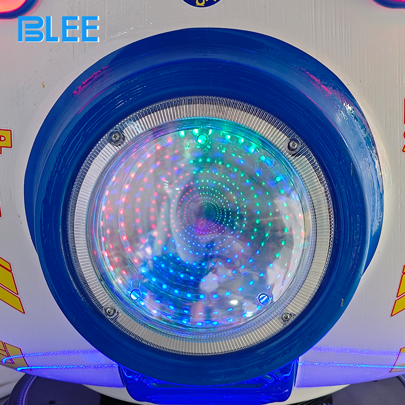 BLEE Dream Helicopter kiddie ride with colorful LED lights