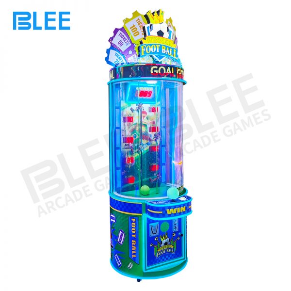 soccer-themed ticket redemption arcade by BLEE