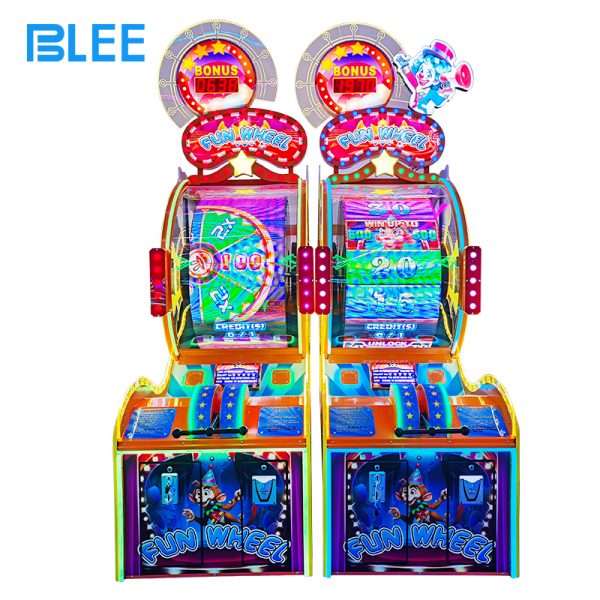 ticket redemption wheel game machine for arcade and shopping mall