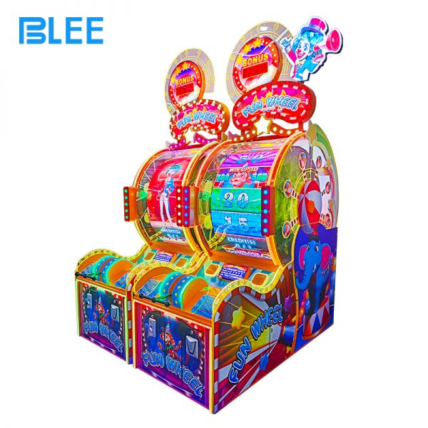 coin operated spinning wheel ticket redemption arcade game