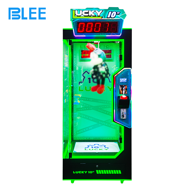 cut gift machine (9) BLEE scissors gift cutting arcade machine front view