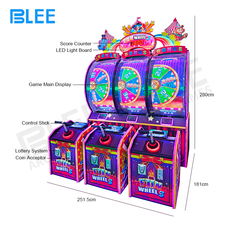 BLEE coin operated fun wheel game for FEC and shopping mall