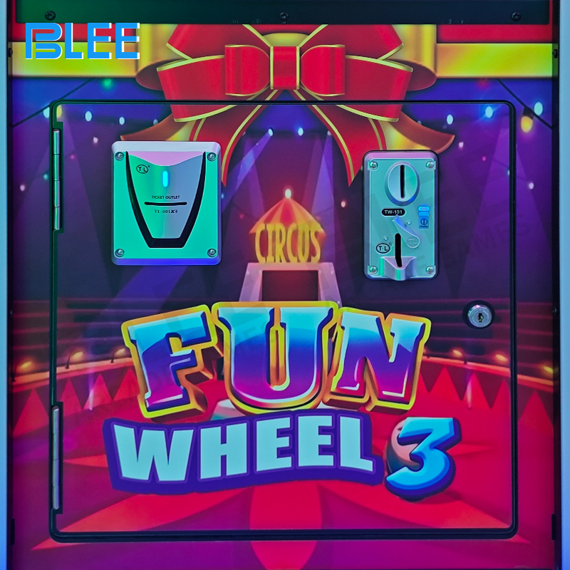 coin operated triple fun wheel arcade machine for arcade center