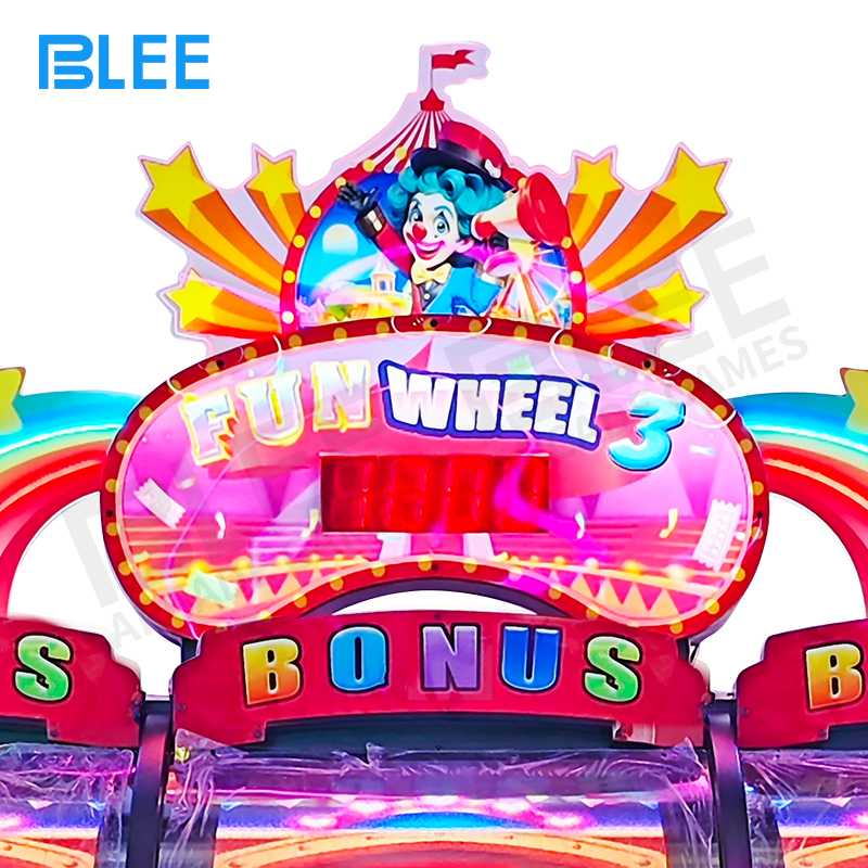 coin operated triple fun wheel arcade machine for arcade center