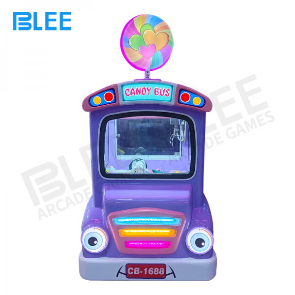 kids swing game machine with claw toy catcher in arcade