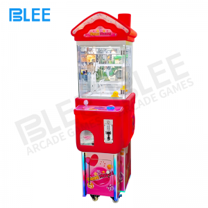 colorful toy claw machine with LED lights