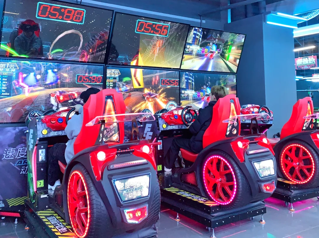 arcade racing game machines for FECs