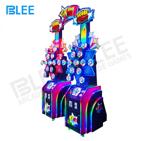 stylish coin operated reaction arcade machine