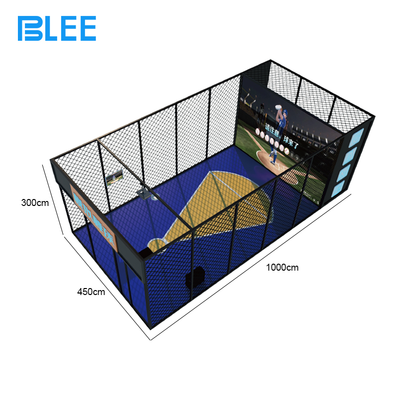 Baseball Simulator (10) Virtual Baseball Game Machine with Motion Sensing Technology