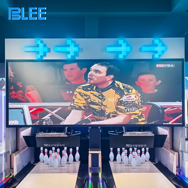 Bowling Alley Equipment (8) Modern Bowling Lanes with LED Lighting by BLEE