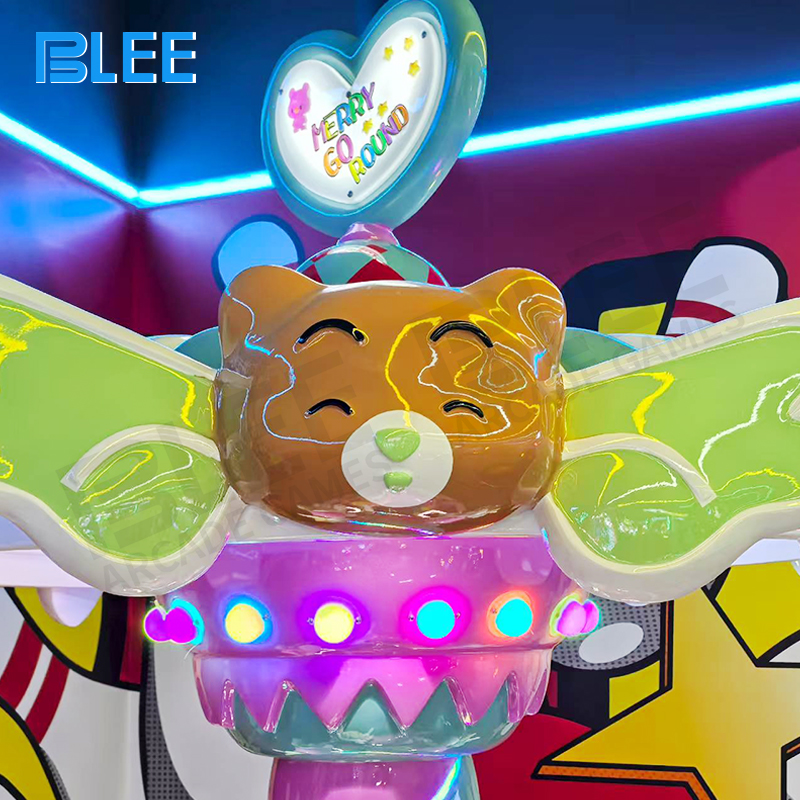 BLEE Three-Seater Dream Unicorn Carousel in entertainment venue