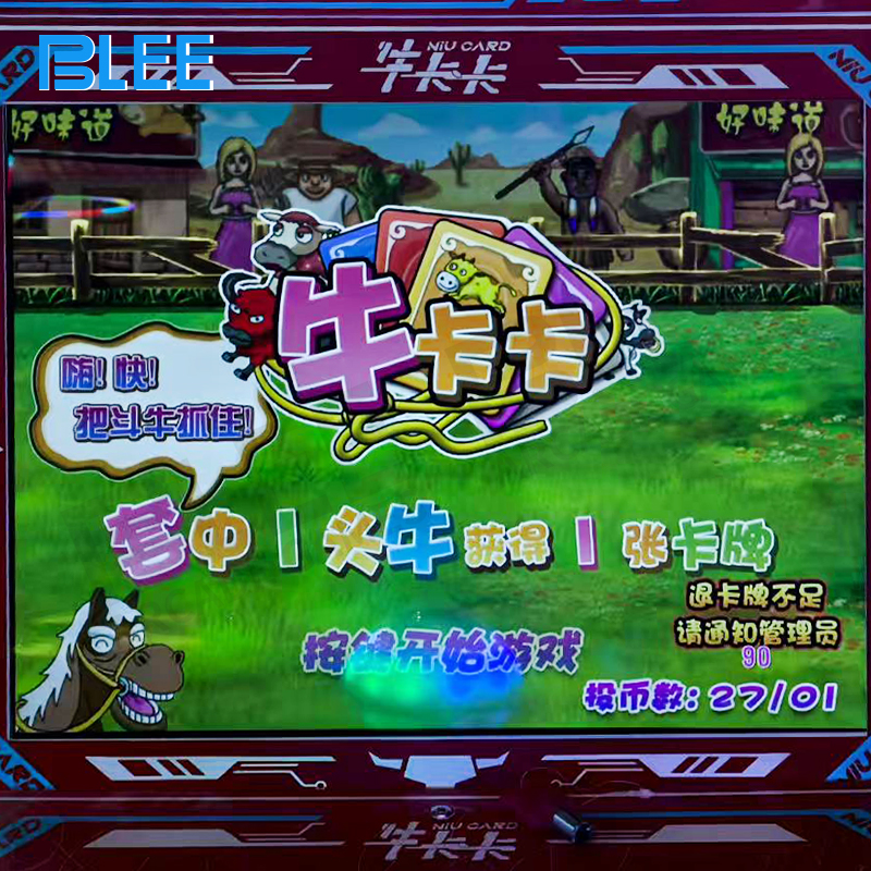 Colorful cabinet graphics and character designs