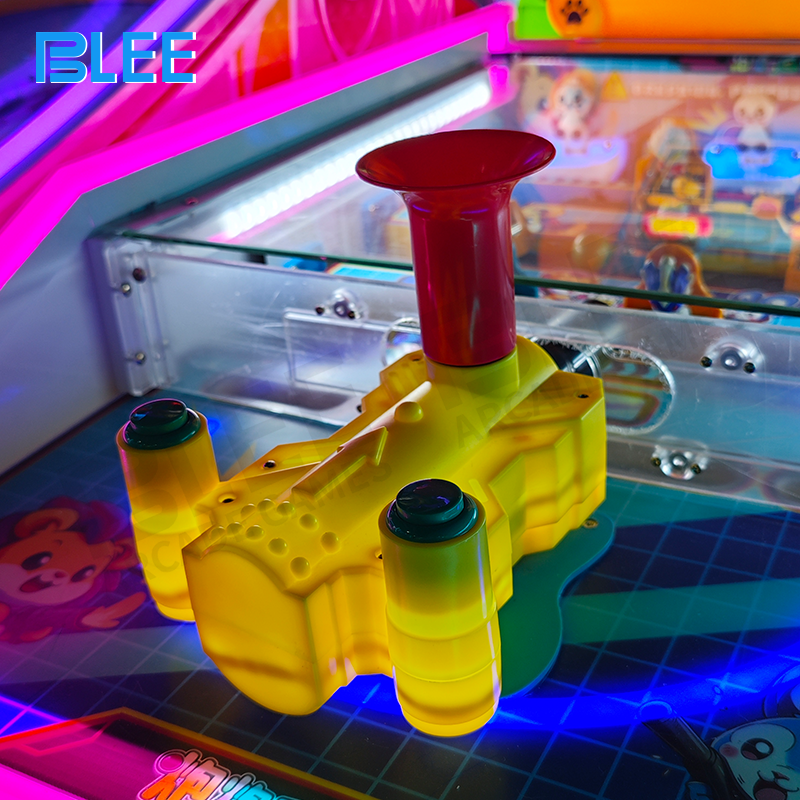 Group play around bubble attraction