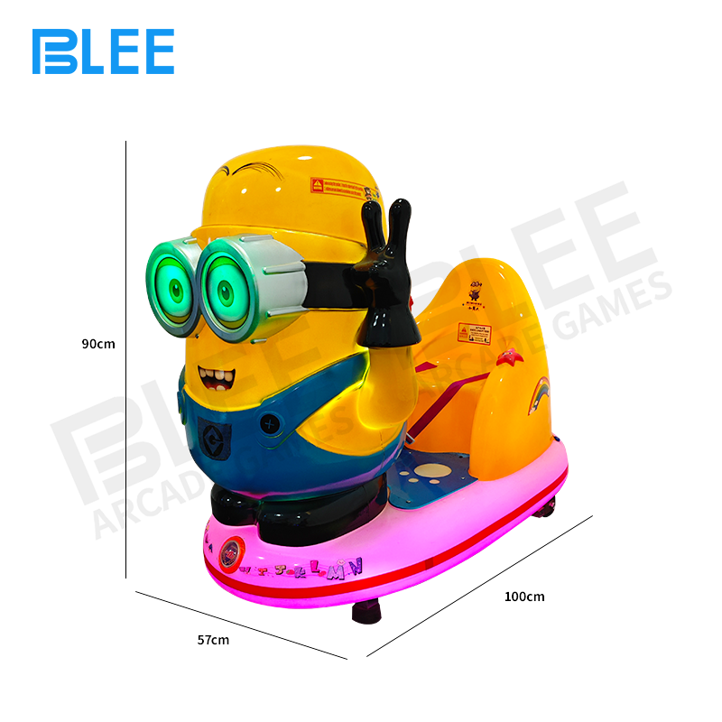 Cartoon coin operated rocking machine