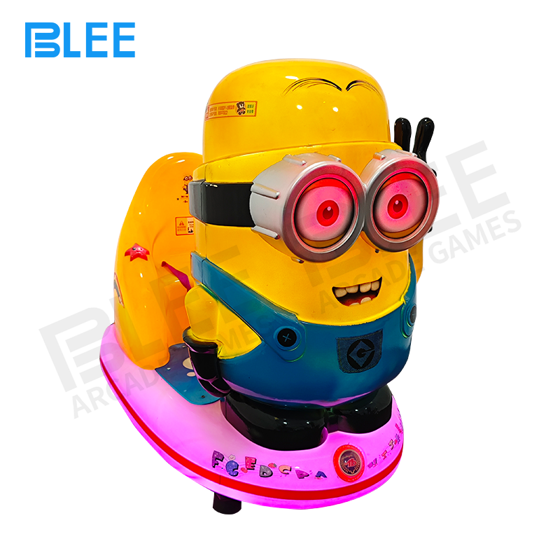 Kiddie Ride (2) Cartoon coin operated rocking machine