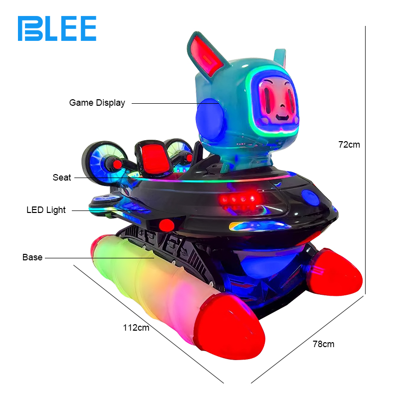 Kids coin operated rocking boat machine