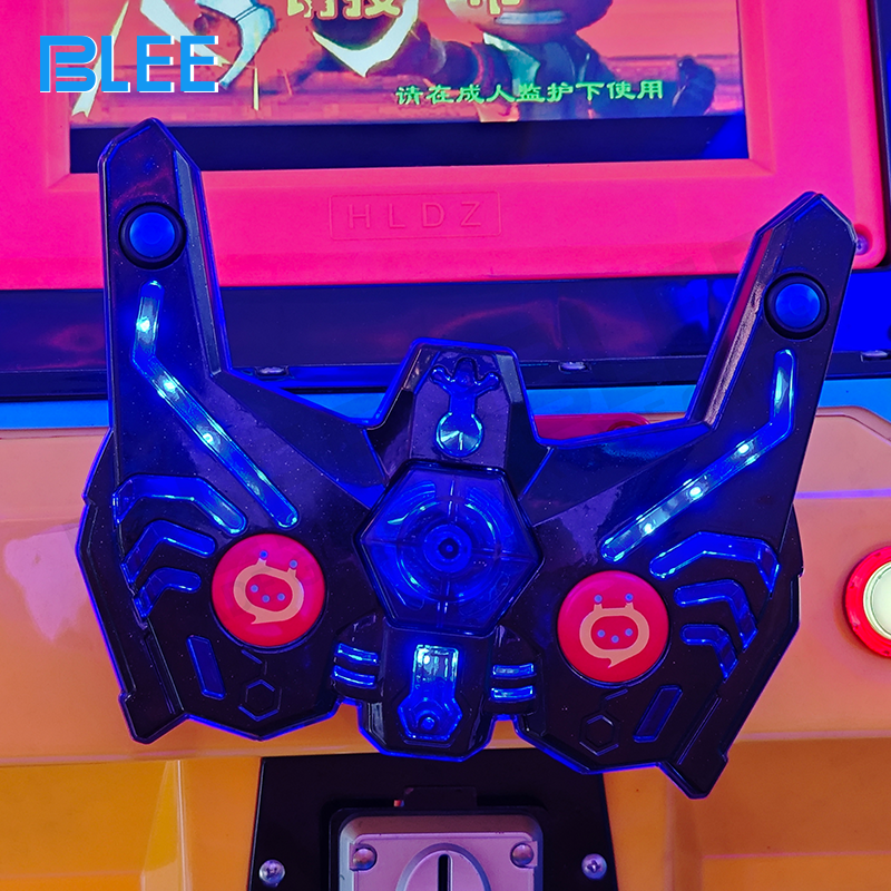 Coin operated kiddie ride with LED lights