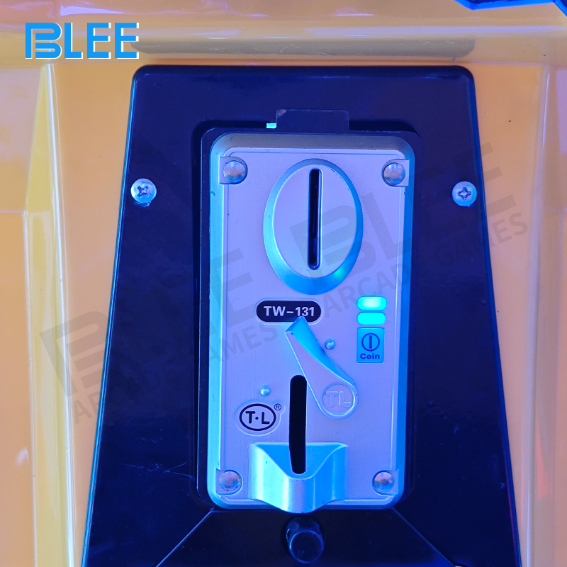 Coin operated kiddie ride with LED lights