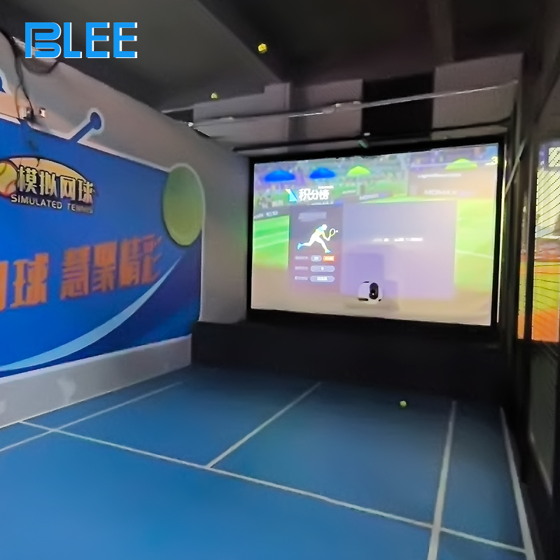 Tennis Simulator (3) Virtual Tennis Game Machine with Motion Sensor Technology