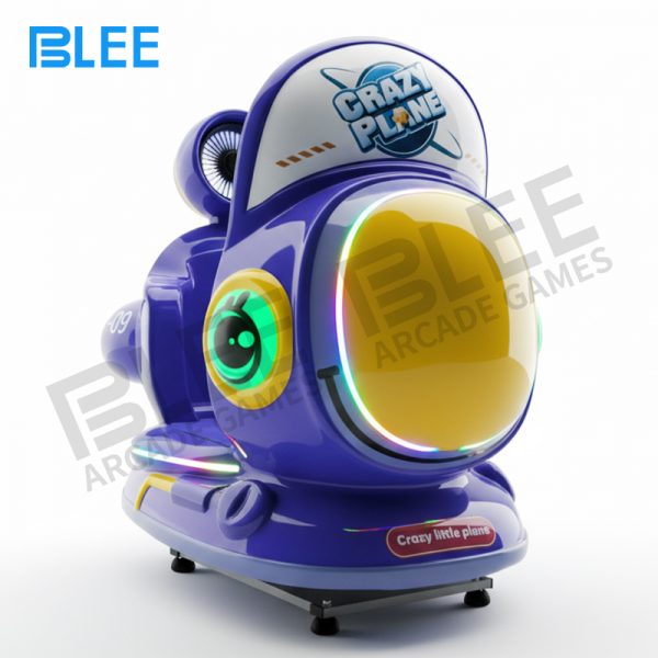 BLEE Crazy Small Airplane Blue Electric Kids Swing Ride for FEC ...