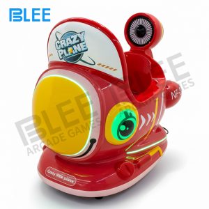 BLEE Crazy Small Airplane kids swing ride in a modern shopping mall