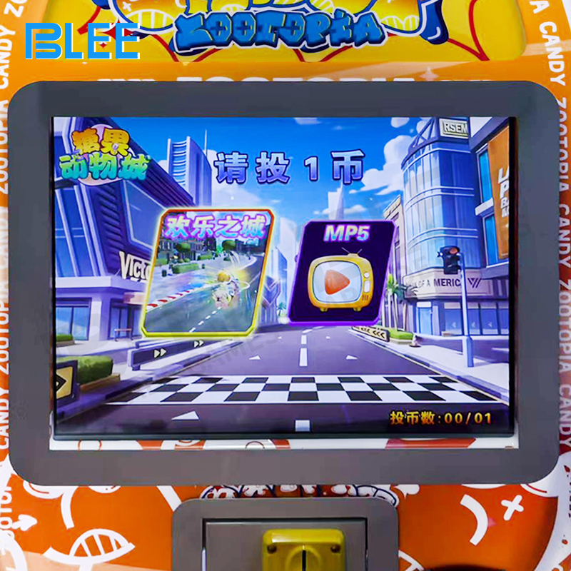 Children enjoying candy-themed lion swing experience