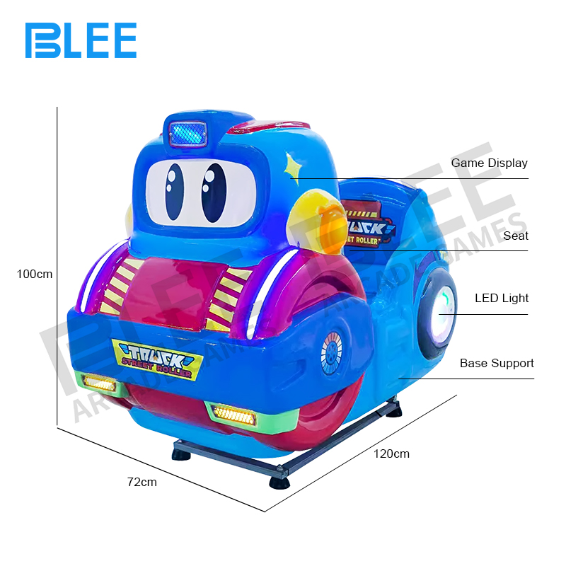 BLEE Road Roller swing ride in operation at family entertainment center