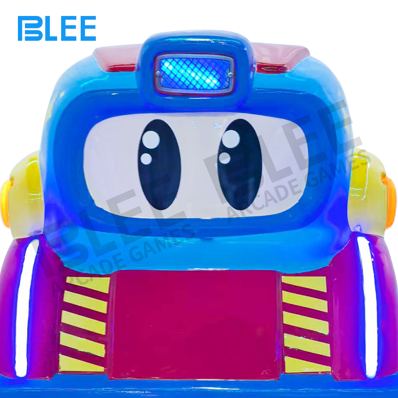 Yellow LED warning lights illuminating during operation